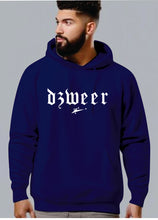Load image into Gallery viewer, Dzweer Cotton Printed White Navy Hood