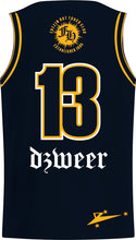 Load image into Gallery viewer, FH BBALL NAVY GLD PRE ORDER