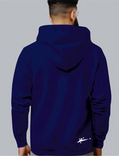 Load image into Gallery viewer, Dzweer Cotton Printed White Navy Hood
