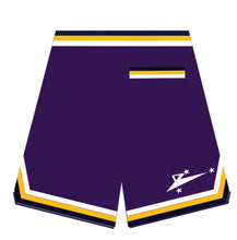 Load image into Gallery viewer, FH SHORTS PURPLE TRIM YELLOW BLACK
