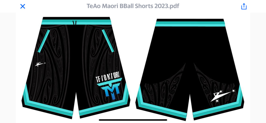 Te Ao Maori Casual Shorts Pockets