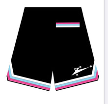 Load image into Gallery viewer, FH SHORTS BLACK TRIM PINK SKY
