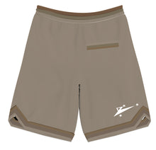 Load image into Gallery viewer, DZWEER D SHORTS TAN TRIM BROWN TAN
