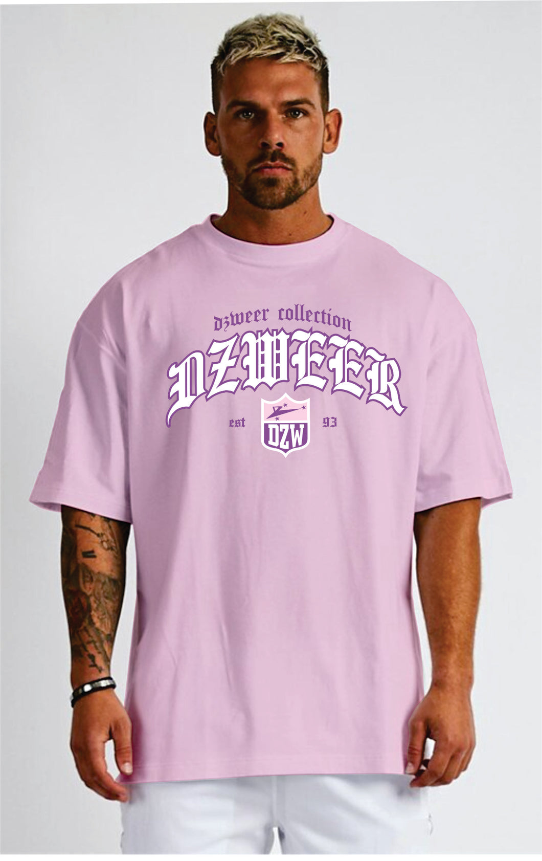 DZWEER FRONT PINK OVERSIZED
