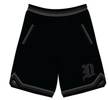 Load image into Gallery viewer, DZWEER D SHORTS BLACK TRIM BLACK GREY
