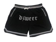 Load image into Gallery viewer, Dzweer Mesh Black BBall Shorts
