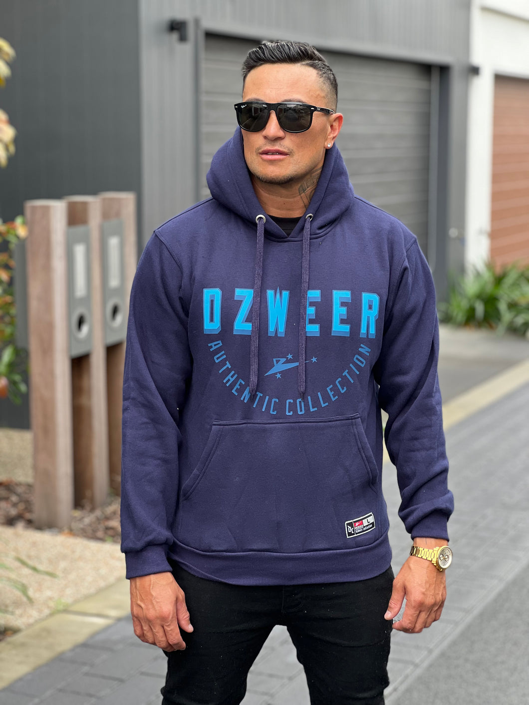 Dzweer Cotton Navy Hood